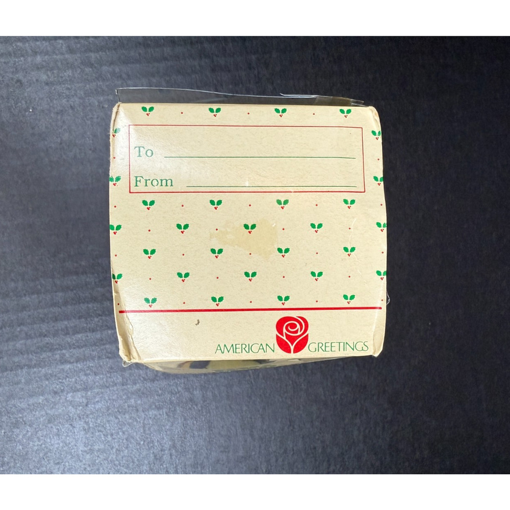 Vtg ZIGGY The Skater Satin wBox Merry Christmas 1984 American Greetings Ornament - Picture 9 of 9